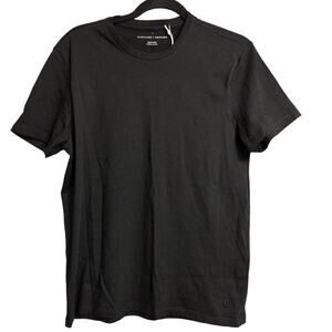 Everlane Mens The Organic Cotton Crew | Uniform Black Short Sleeve M New